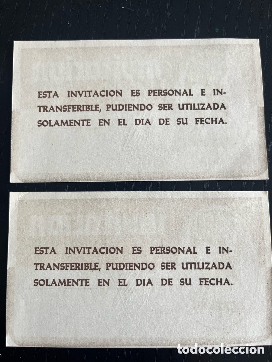 Vintage: Dos invitaciones discoteca cerebro - Foto 4