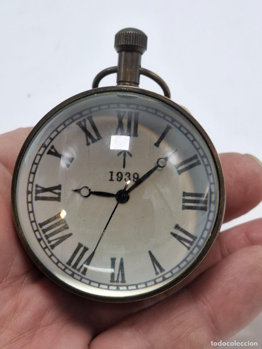 Vintage: + RELOJ BRUJULA NAUTICA VINTAGE REDONDA - EFECTO LUPA