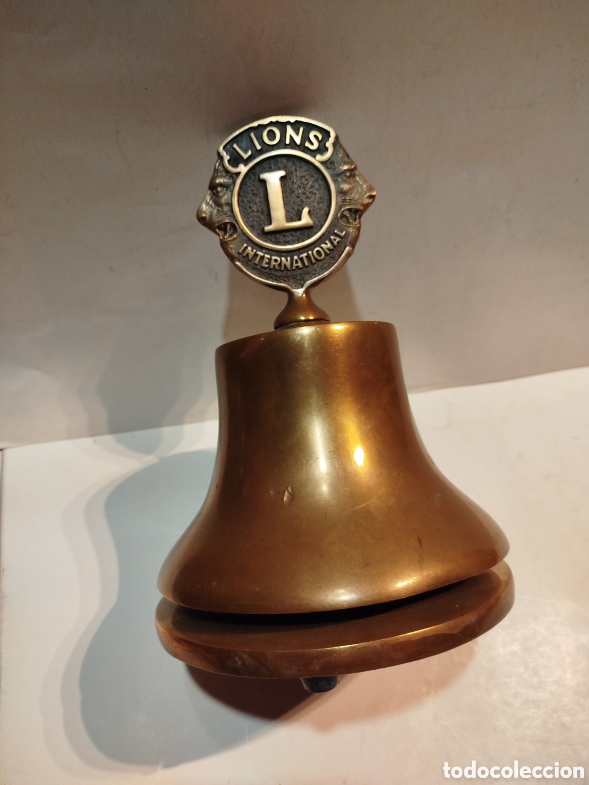 Vintage: Campana de sobremesa de bronce - Foto 1