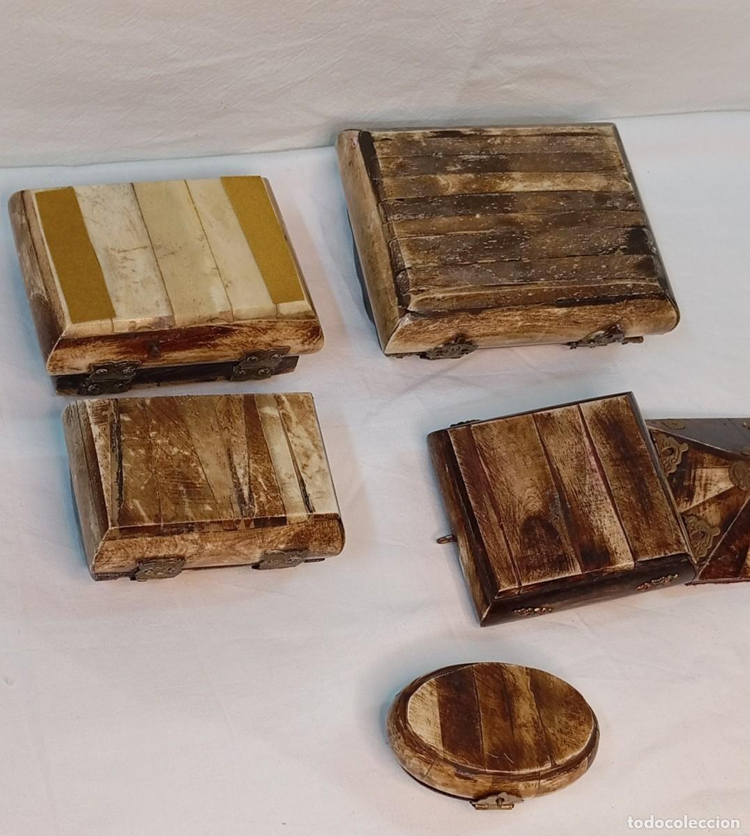 Vintage: Colecci&oacute;n de cajas de hueso - Foto 4