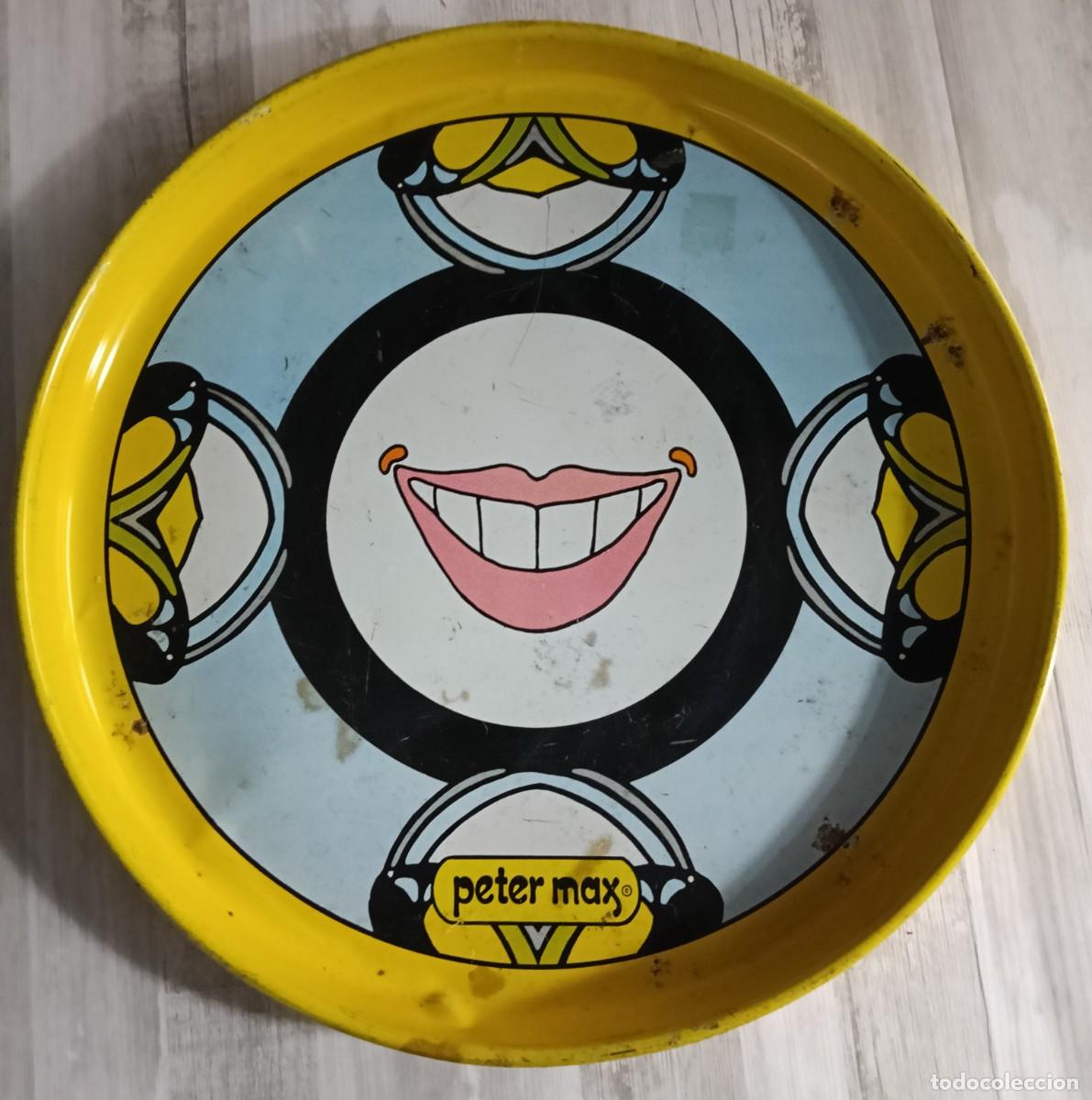 Vintage: Bandeja Vintage de PETER MAX . Tray - Foto 1