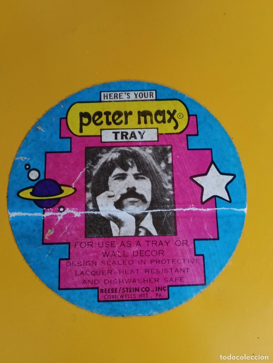 Vintage: Bandeja Vintage de PETER MAX . Tray - Foto 3