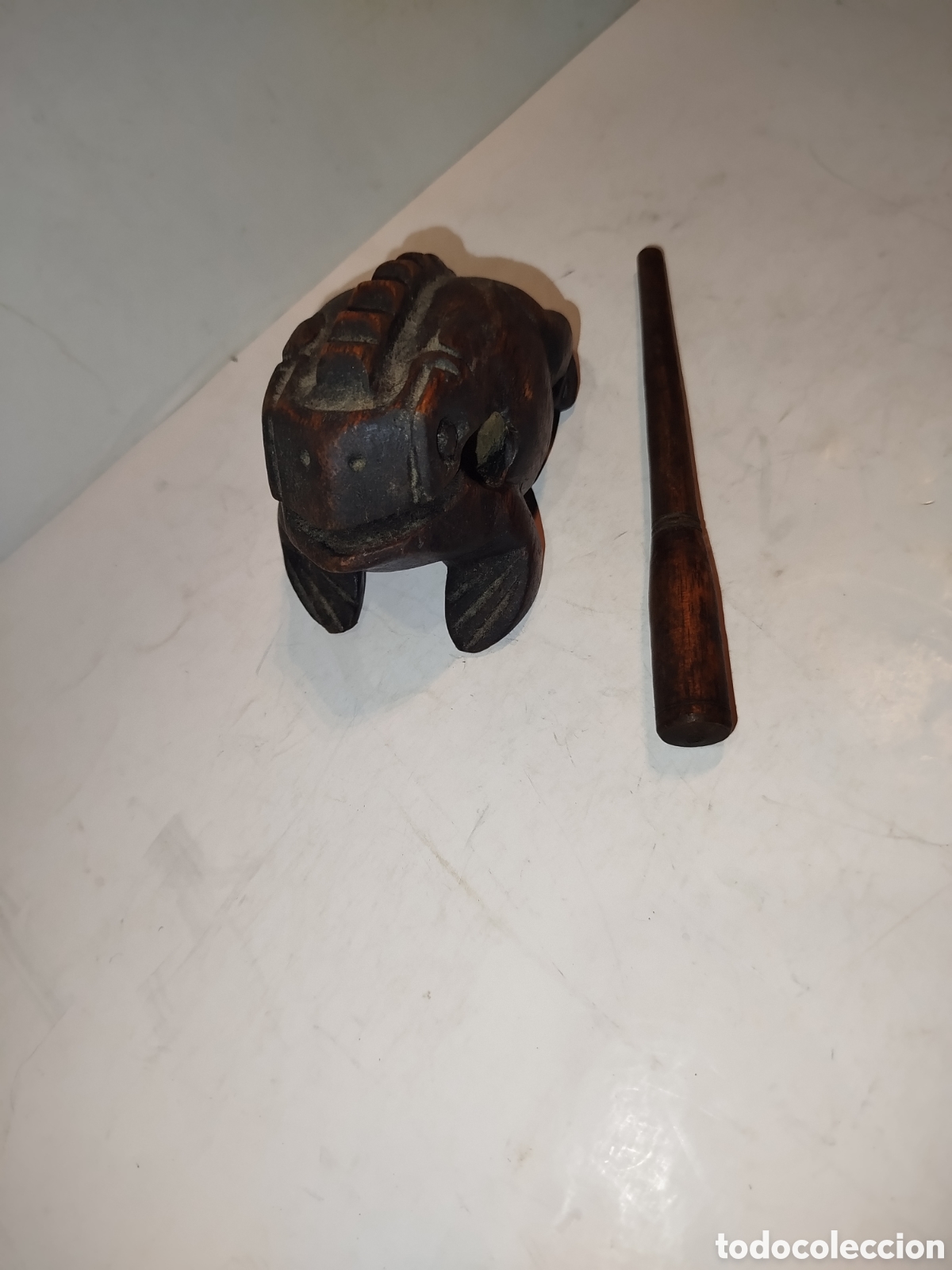 Vintage: Rana de madera............. - Foto 3