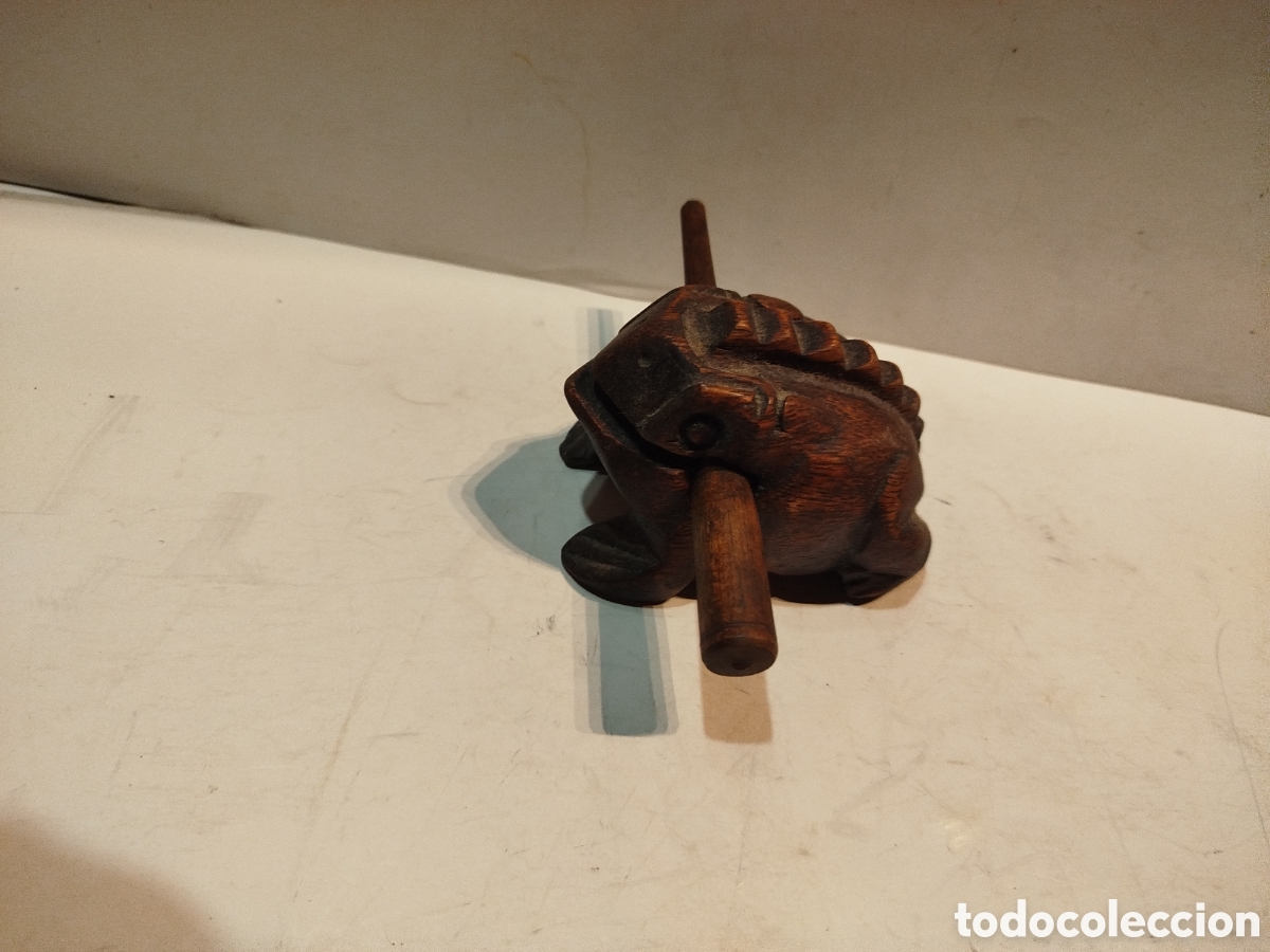 Vintage: Rana de madera............. - Foto 1