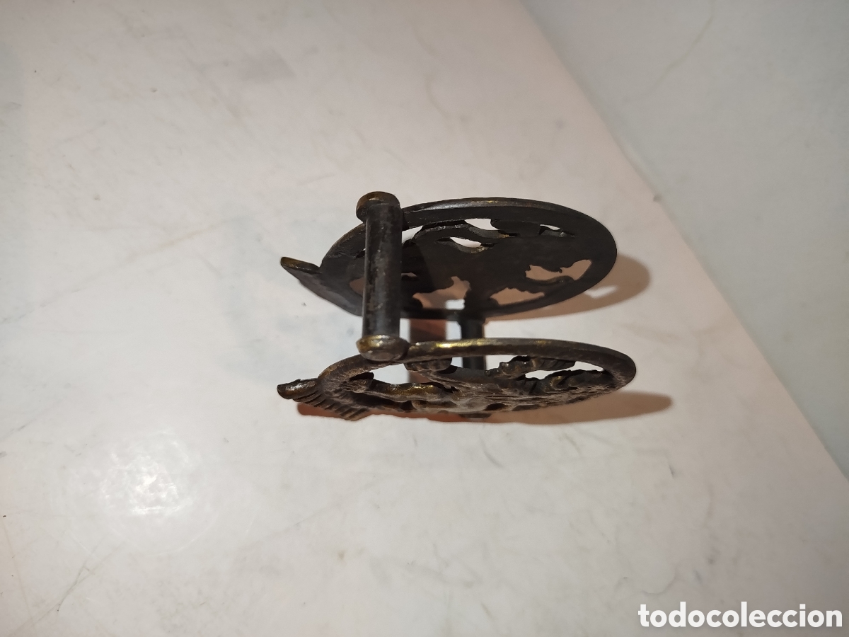 Vintage: Soporte de bronce, lat&oacute;n........ - Foto 2