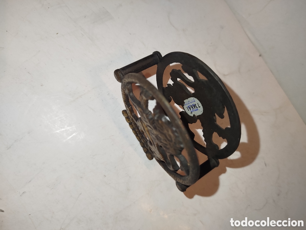 Vintage: Soporte de bronce, lat&oacute;n........ - Foto 4