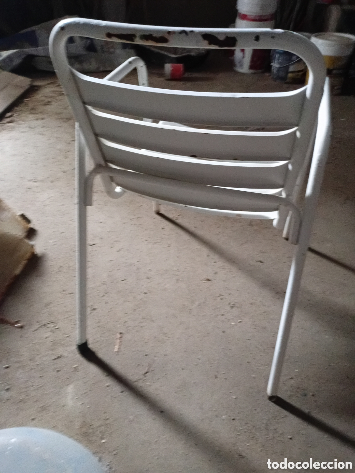 Vintage: SILLON DE JARDIN DE HIERRO. - Foto 4