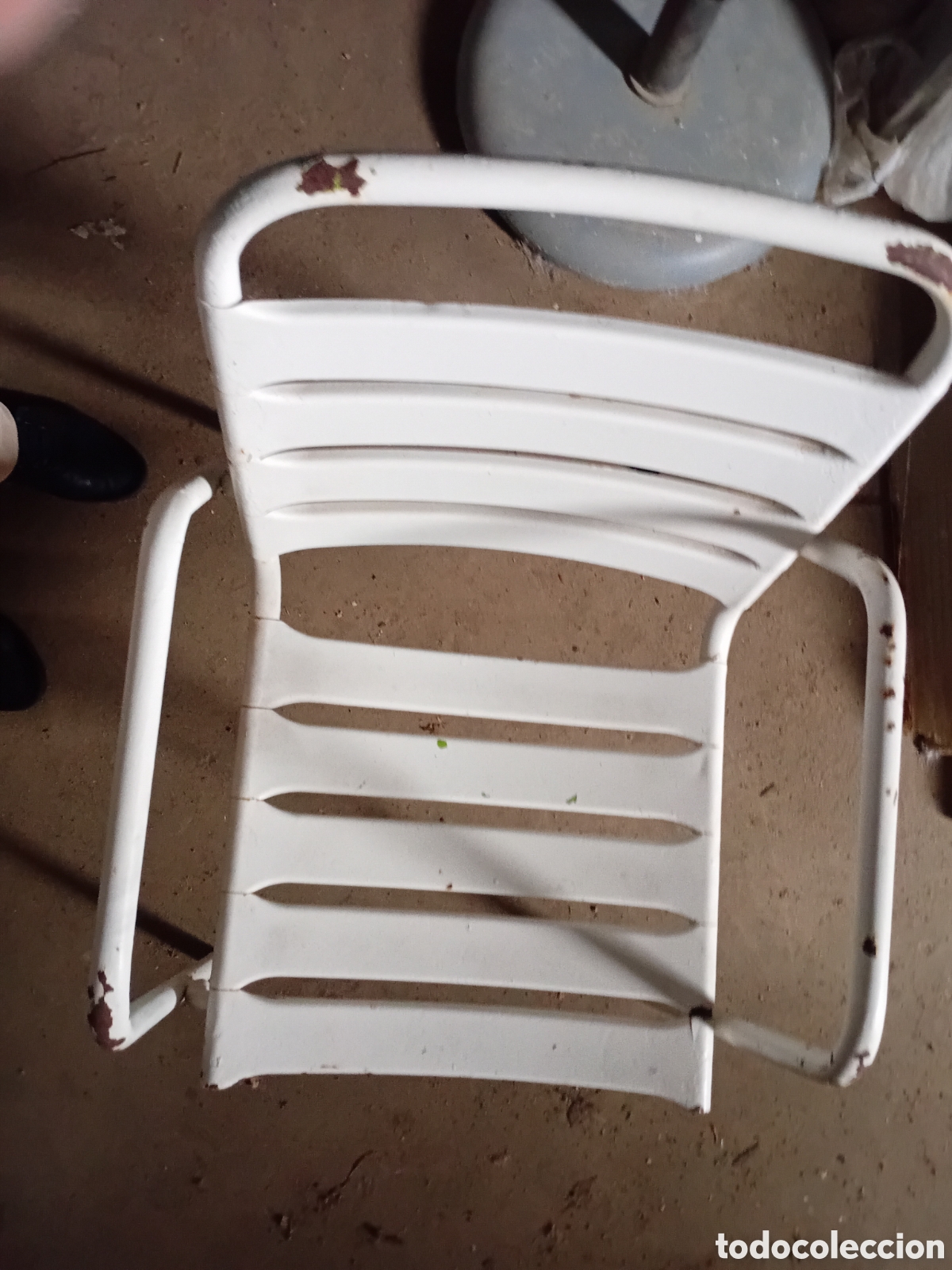 Vintage: SILLON DE JARDIN DE HIERRO. - Foto 5
