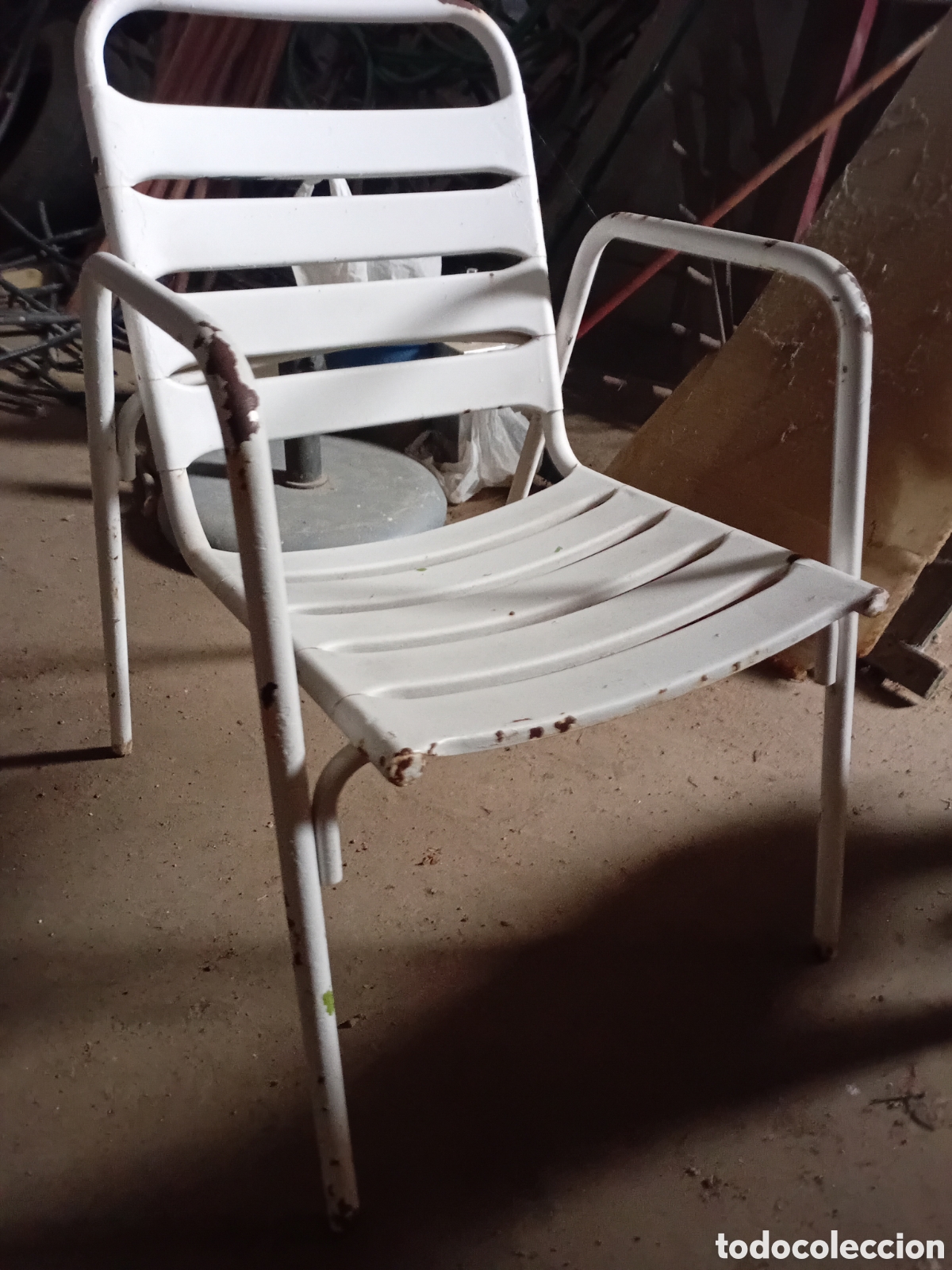 Vintage: SILLON DE JARDIN DE HIERRO. - Foto 1