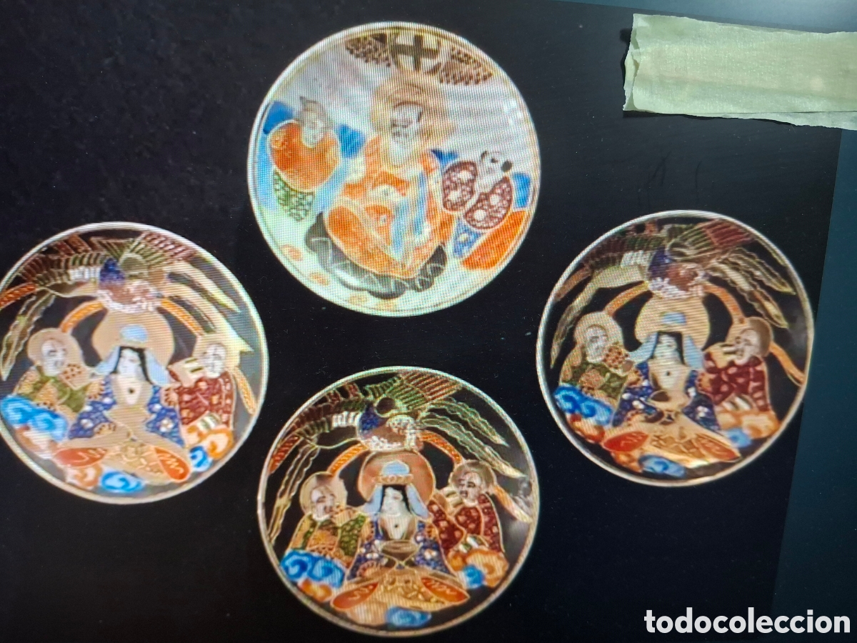 Vintage: Cuatro platos de cafe - Foto 1