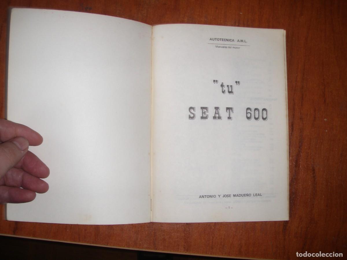 Vintage: LIBRO HERRAMIENTA SEAT 600 - Foto 3