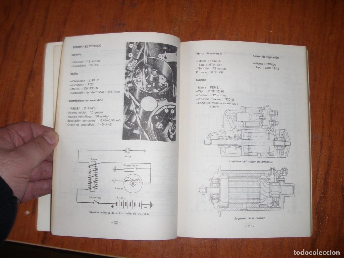 Vintage: LIBRO HERRAMIENTA SEAT 600 - Foto 5