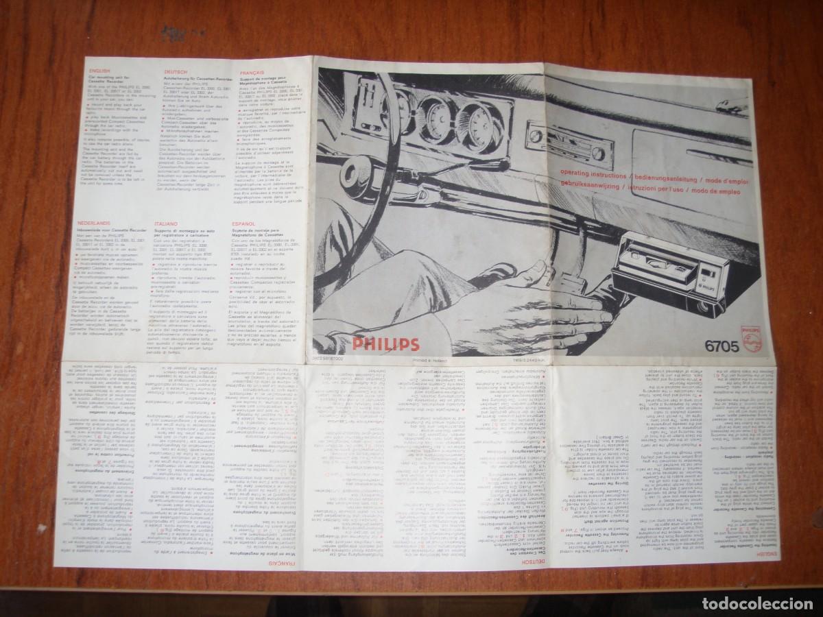 Vintage: MANUAL PHILIPS 6705 UNICO!!!! - Foto 2
