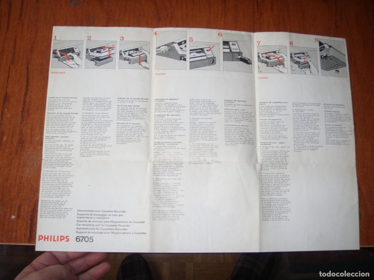 Vintage: MANUAL PHILIPS 6705 UNICO!!!! - Foto 3