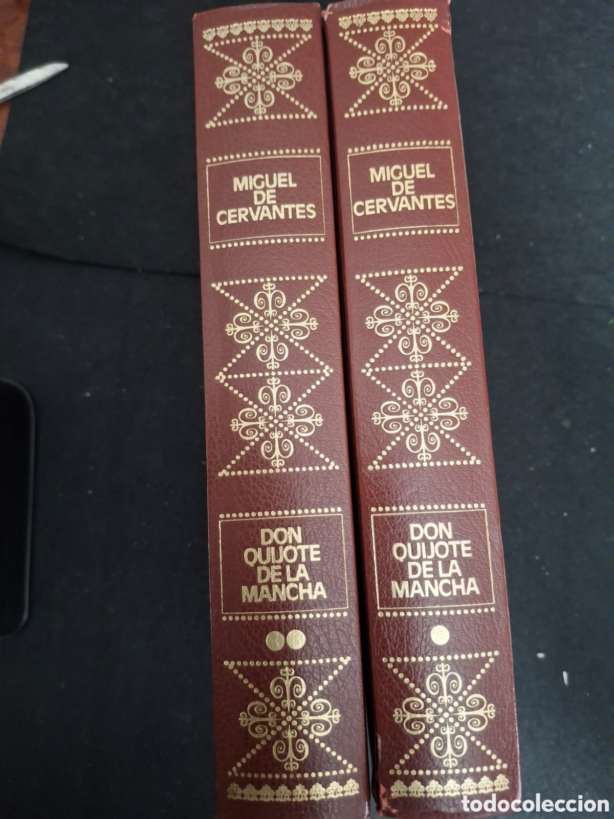 Vintage: Dos tomos de Don Quijote de La Mancha - Foto 1