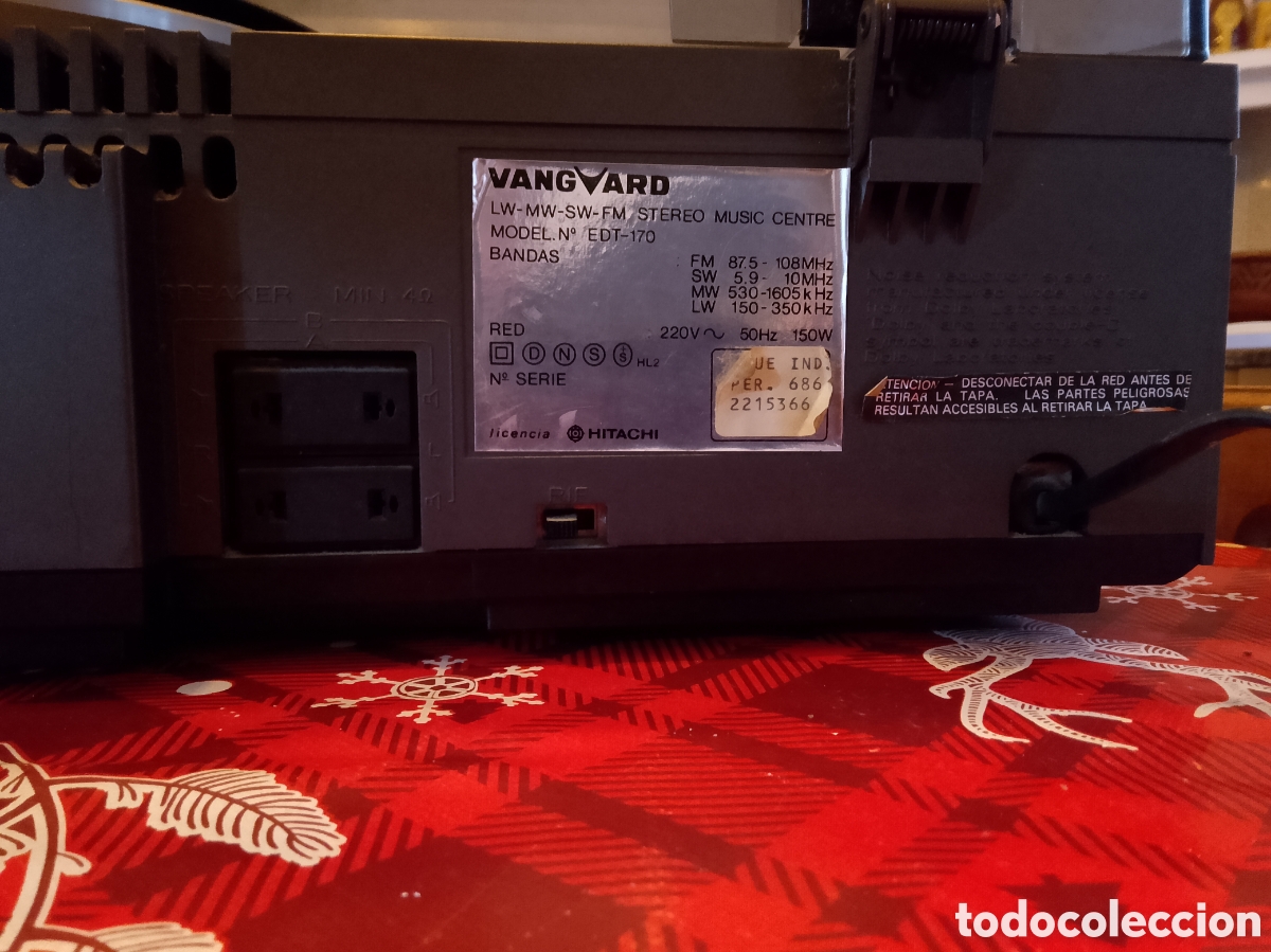 Vintage: Compacto Vanguard-Hitachi EDT-170 - Foto 11