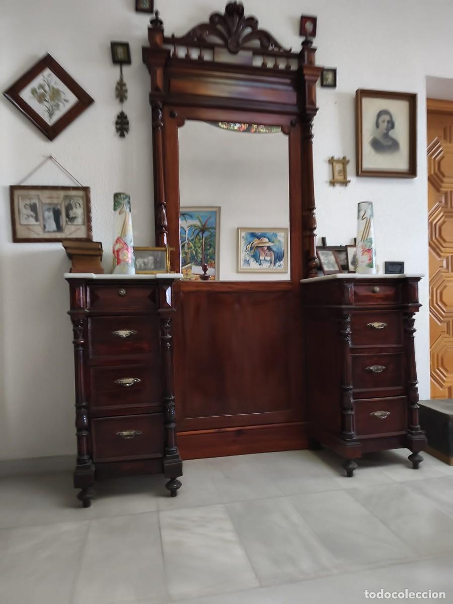 Vintage: Tocador de madera maciza - Foto 1