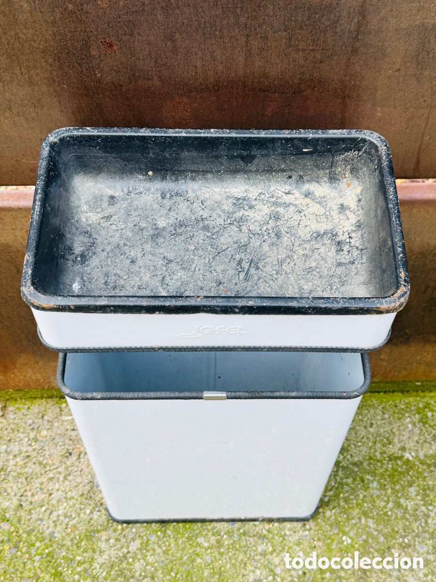 Vintage: cenicero papelera rectangular de la marca Jofel - Foto 5