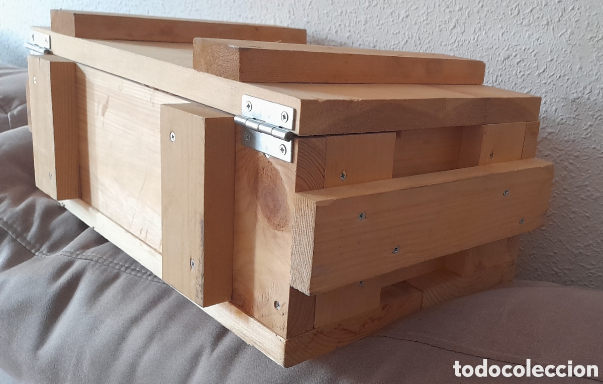 Vintage: Caja de madera para transporte - Foto 9