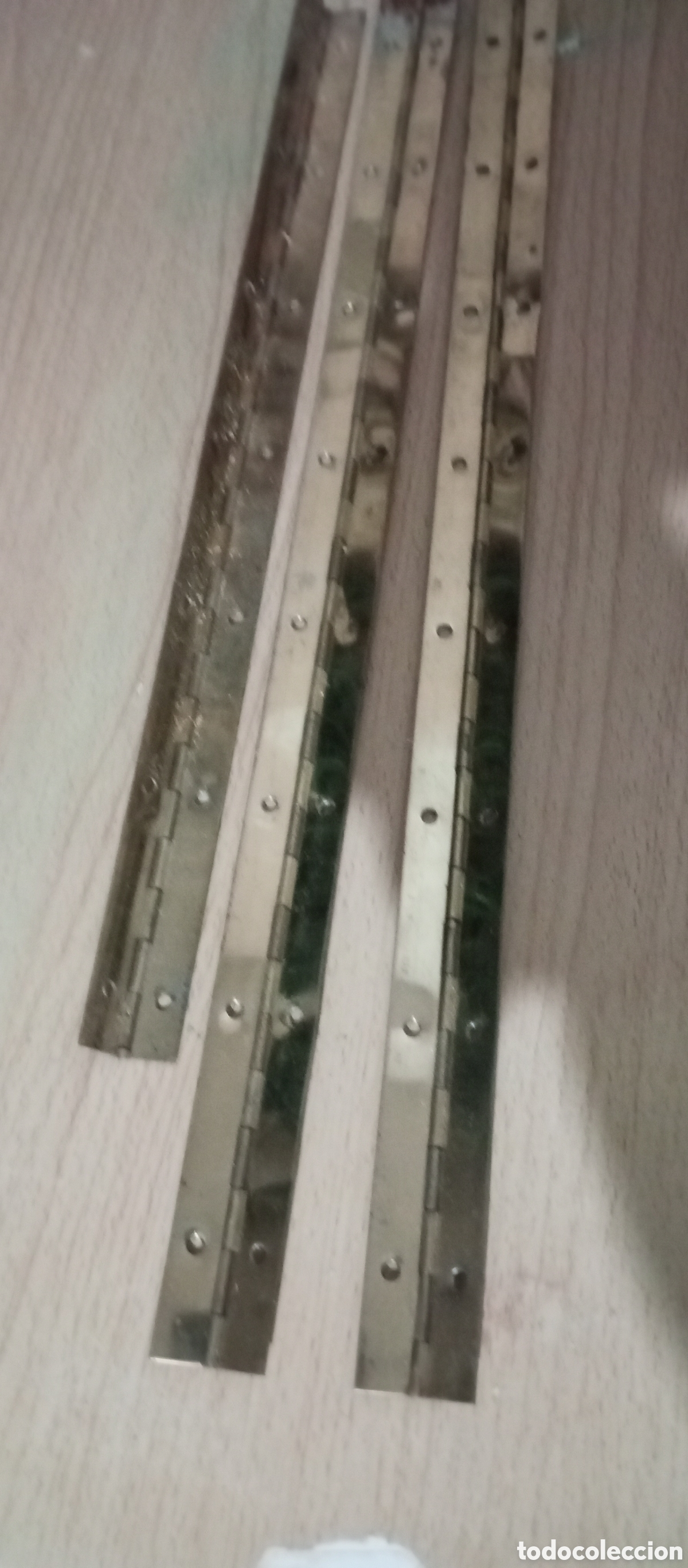 Vintage: Conjunto de 3 bisagras muebles - Foto 2