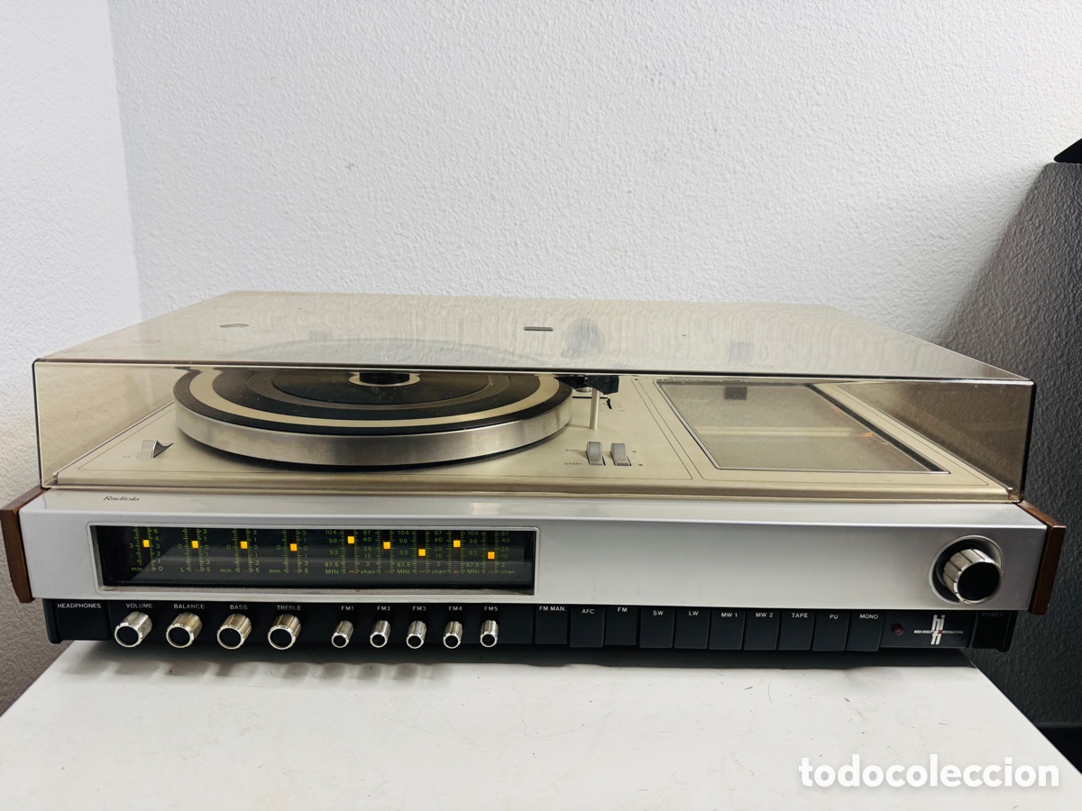 Vintage: Radiola Philips Center Hifi Retro Vintage 1970s Para Decoraci&oacute;n No Funciona