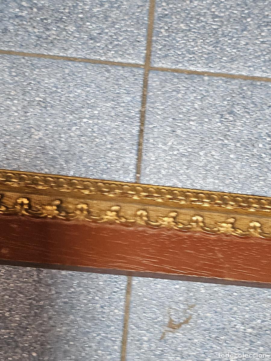 Vintage: marco de madera con dorado - Foto 4