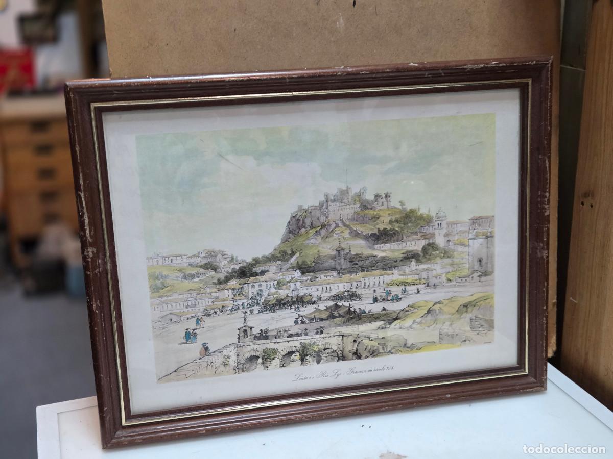 Vintage: cuadro con lamina antigua - Foto 1