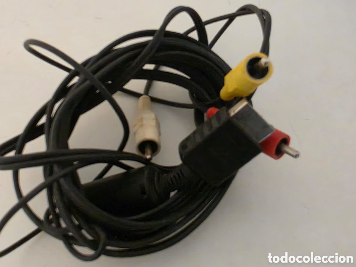 Vintage: Cable AV PS1 PS2 PS3 RCA Negro - Foto 3