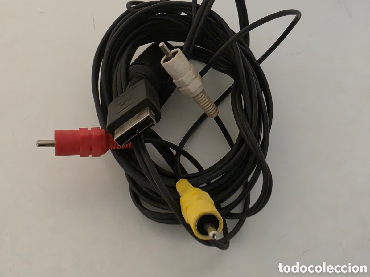 Vintage: Cable AV PS1 PS2 PS3 RCA Negro - Foto 6