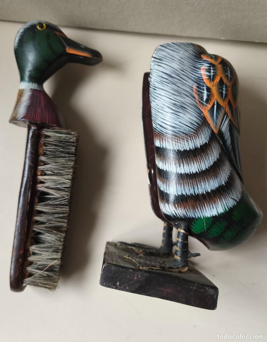 Vintage: DECORATIVO PATO MADERA CEPILLO - Foto 7