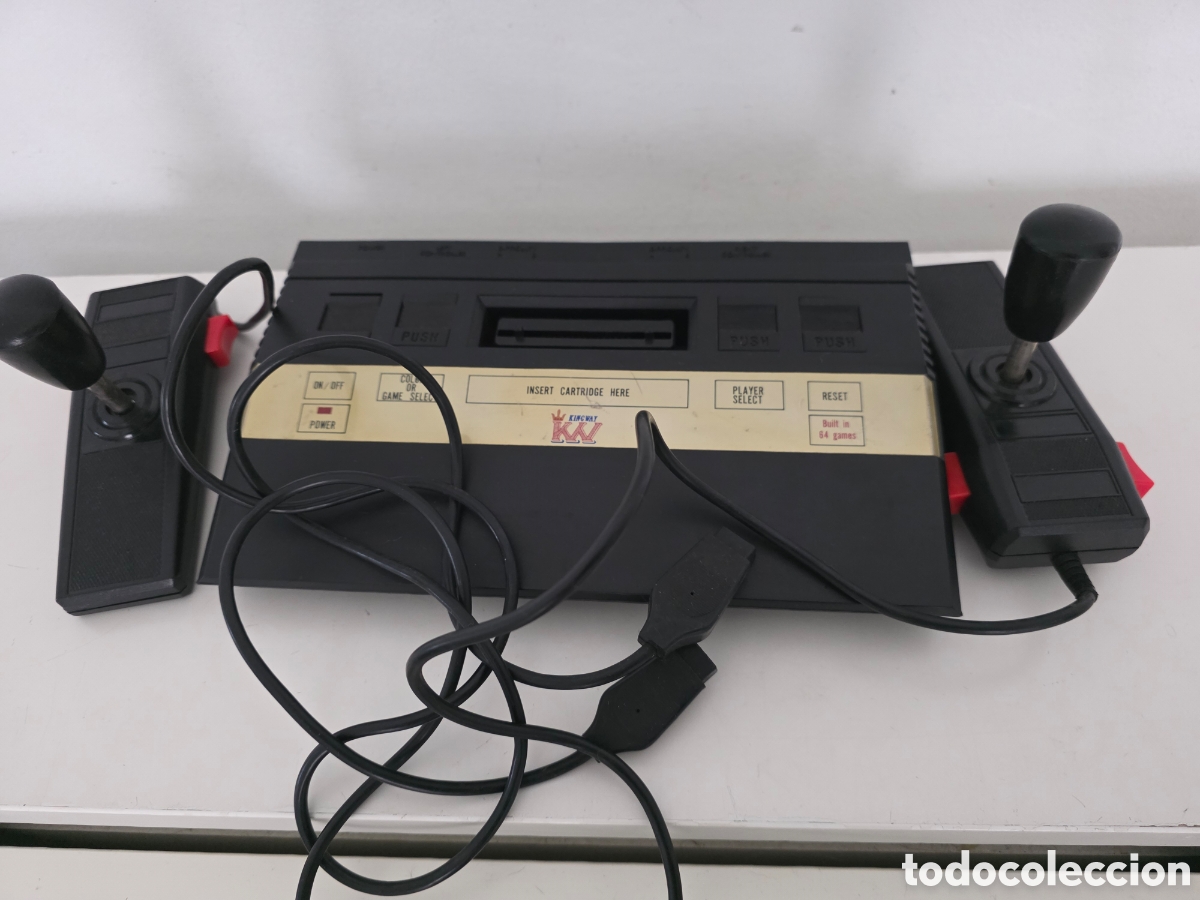 Vintage: Consola Retro Kingway KW Clon Atari 2600 + 2 Joysticks