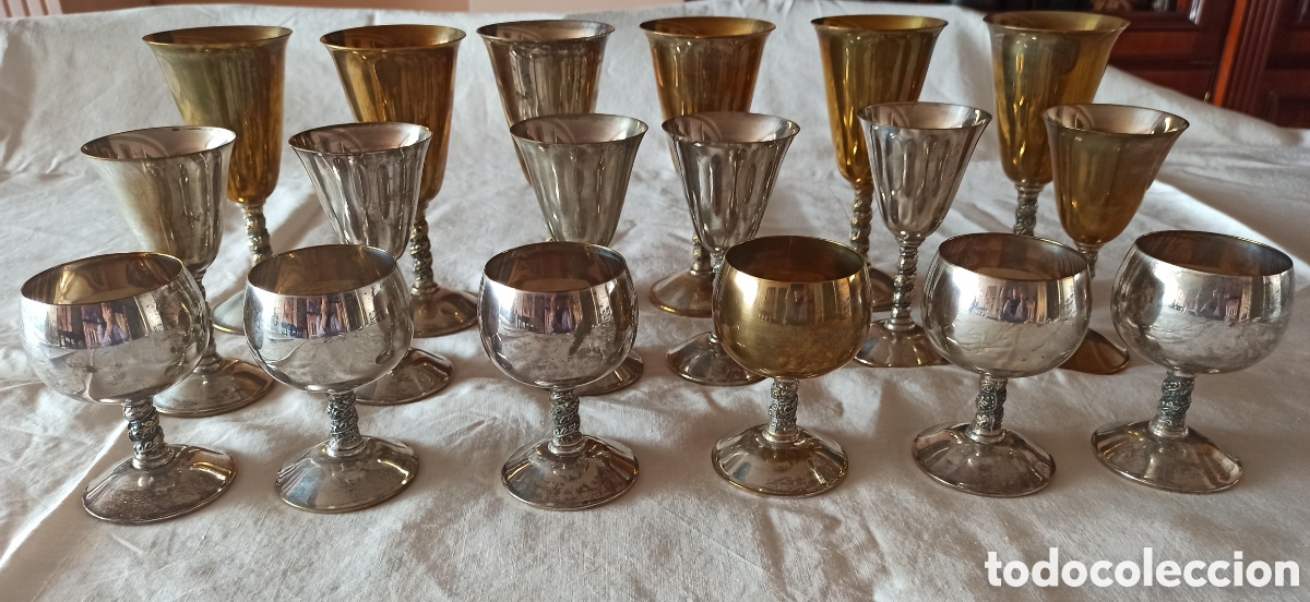 Vintage: Juego de copas espa&ntilde;olas. - Foto 2