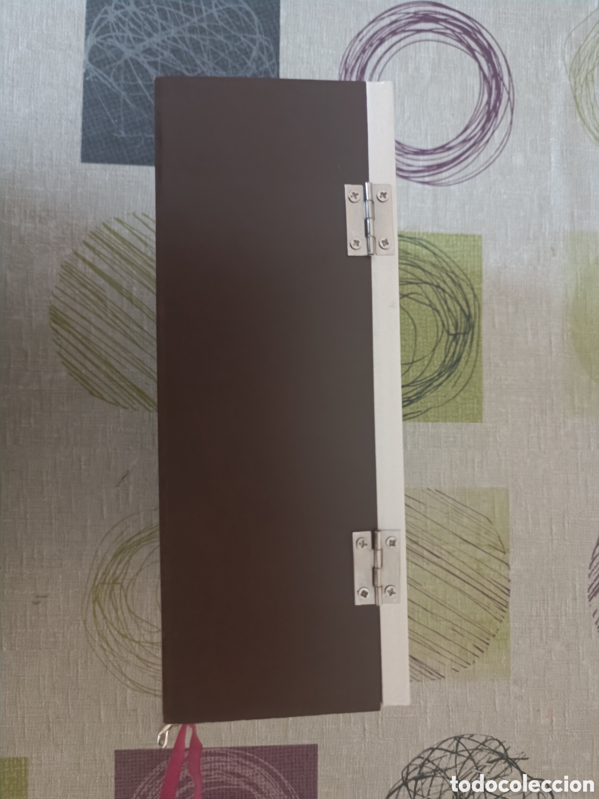 Vintage: Caja de t&eacute; de madera, con seis compartimientos - Foto 5