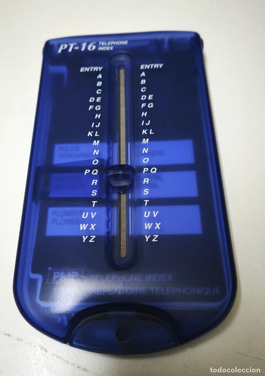 Vintage: LISTIN TELEPHONE INDEX AUTOMATICO J-SERIES- AZUL