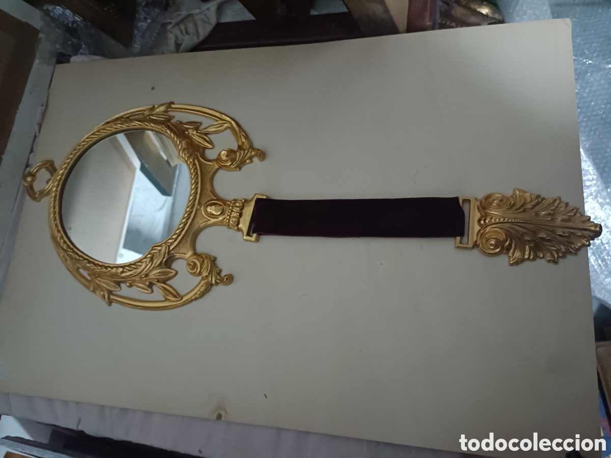 Vintage: Espejo, metal en muy buena condiciones