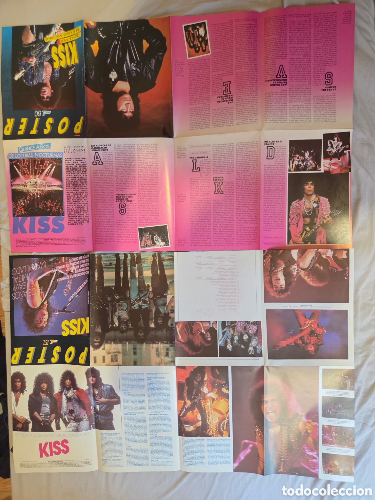 Vintage: Kiss poster revista. - Foto 2