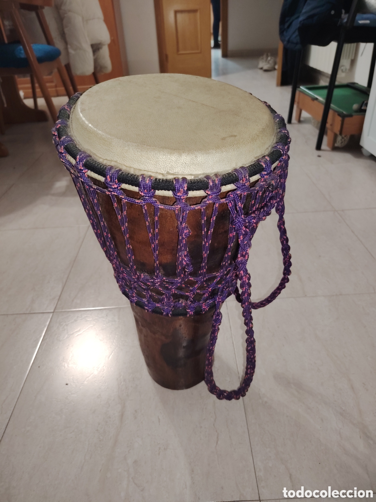 Vintage: Djembe tambor grande.