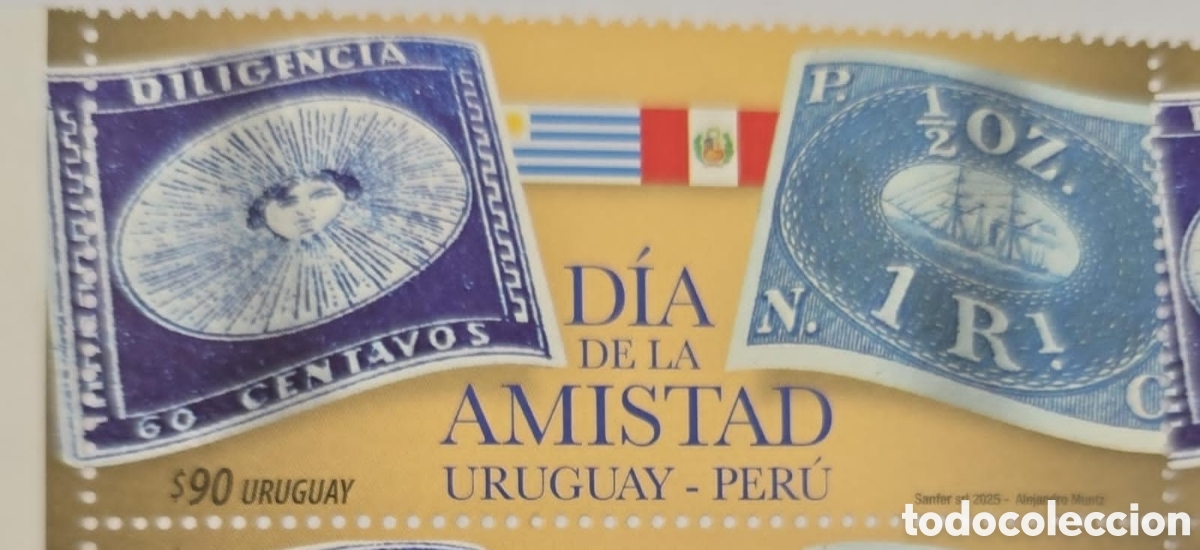 Vintage: CA)Vm03 2025 URUGUAY hoja conmemorativa emitida por el Correo Uruguayo