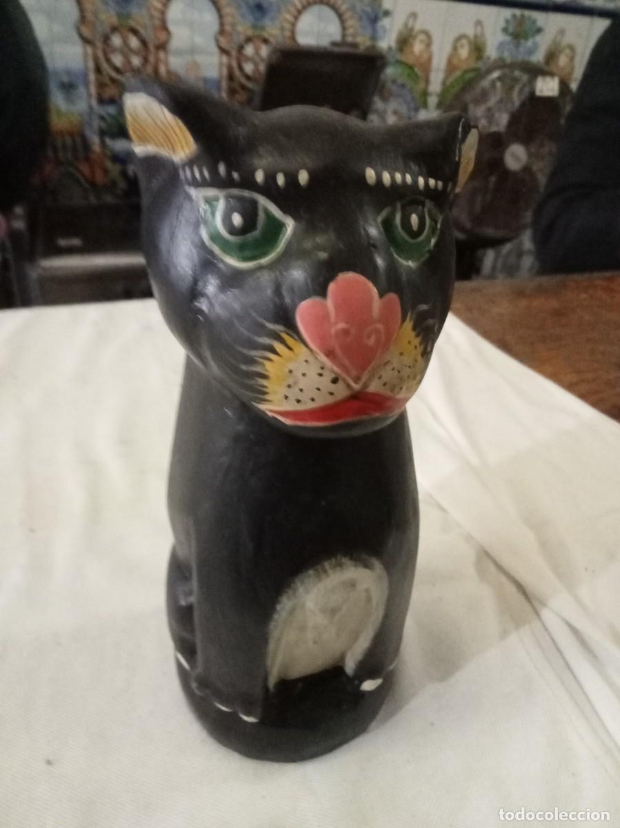 Vintage: Gato de madera balines - Foto 1