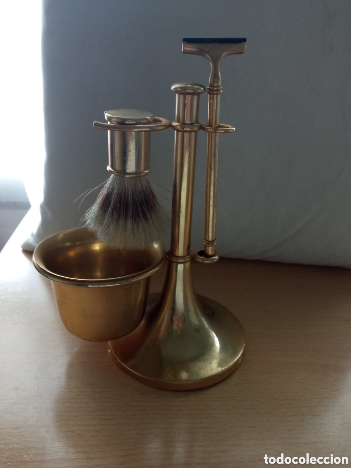 Vintage: Antiguo juego de afeitar, Vintage, mide 20 cm de altura