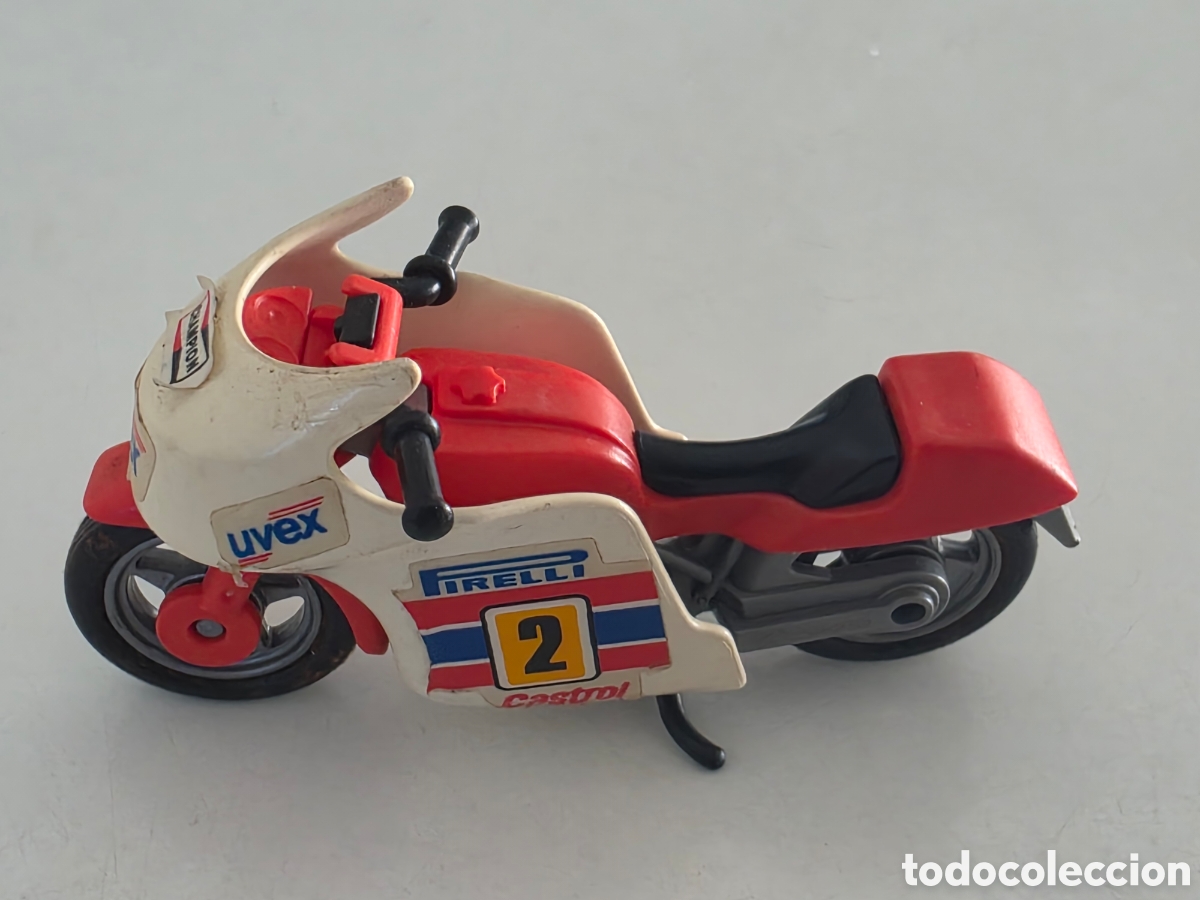 Vintage: Moto Carreras Playmobil 3303 Vintage A&ntilde;os 80
