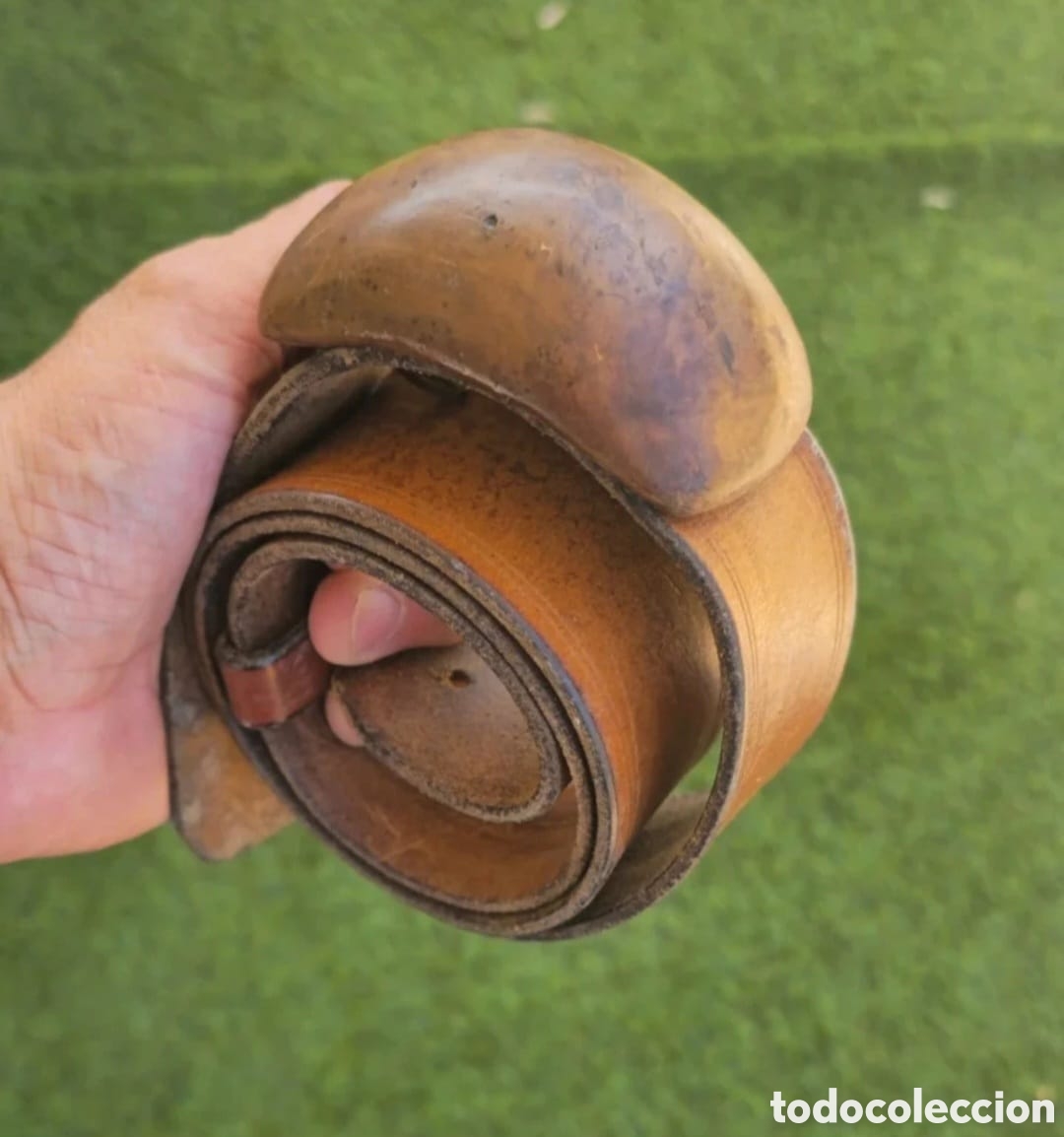 Vintage: Vintage. Cuero y madera
