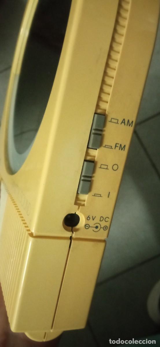 Vintage: espejo con radio transistor interno Philips - Foto 6