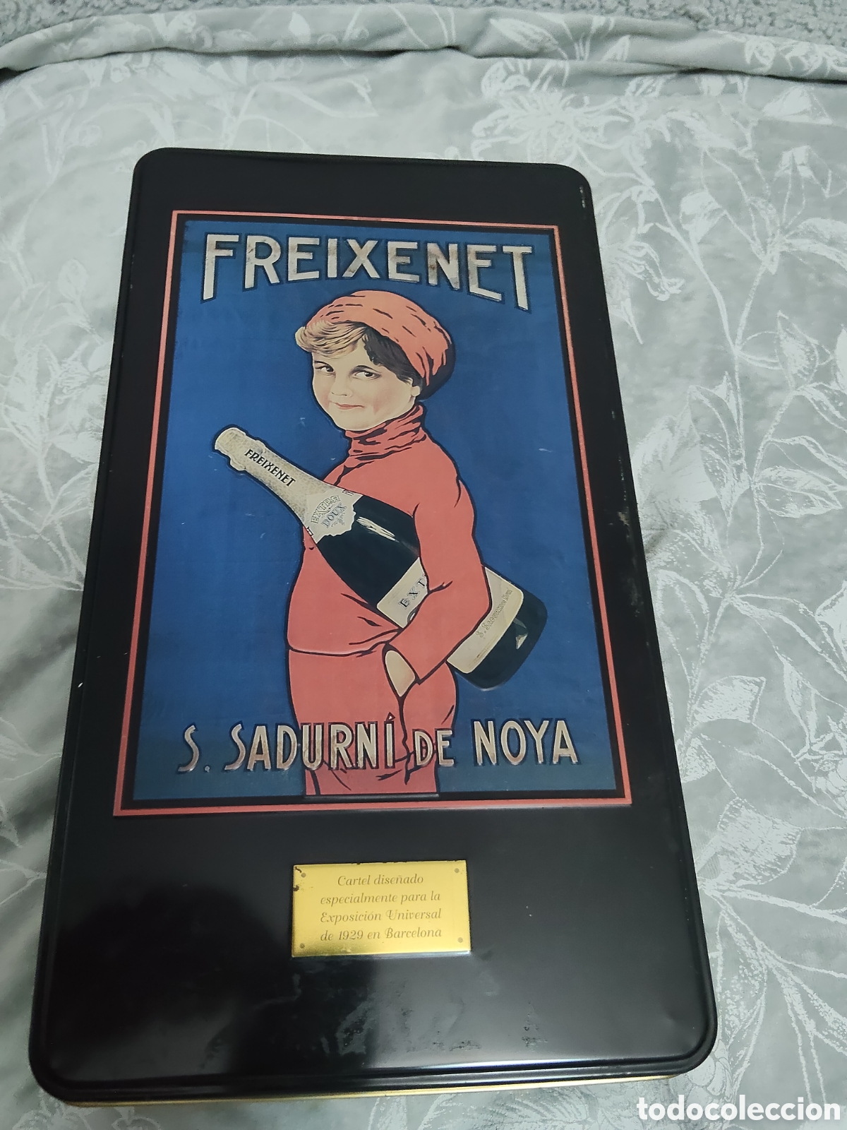 Vintage: Caja de chapa de freixenet - Foto 1