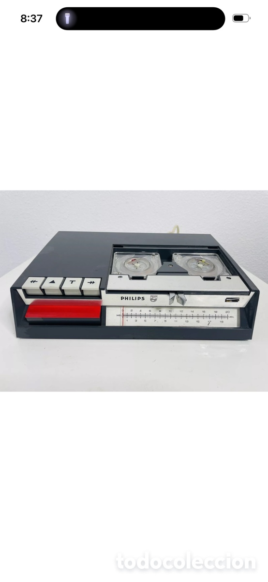 Vintage: Grabadora Philips para laboratorios EL 3582, 110/245V, 50/60s, RAREZA