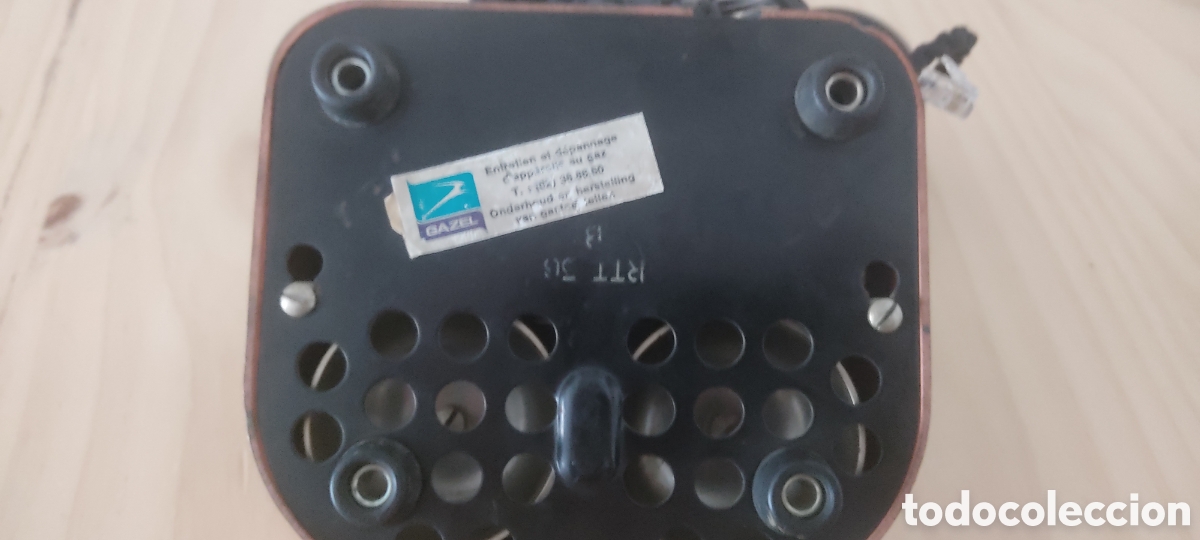 Vintage: Tel&eacute;fono de cobre RTT - Foto 6