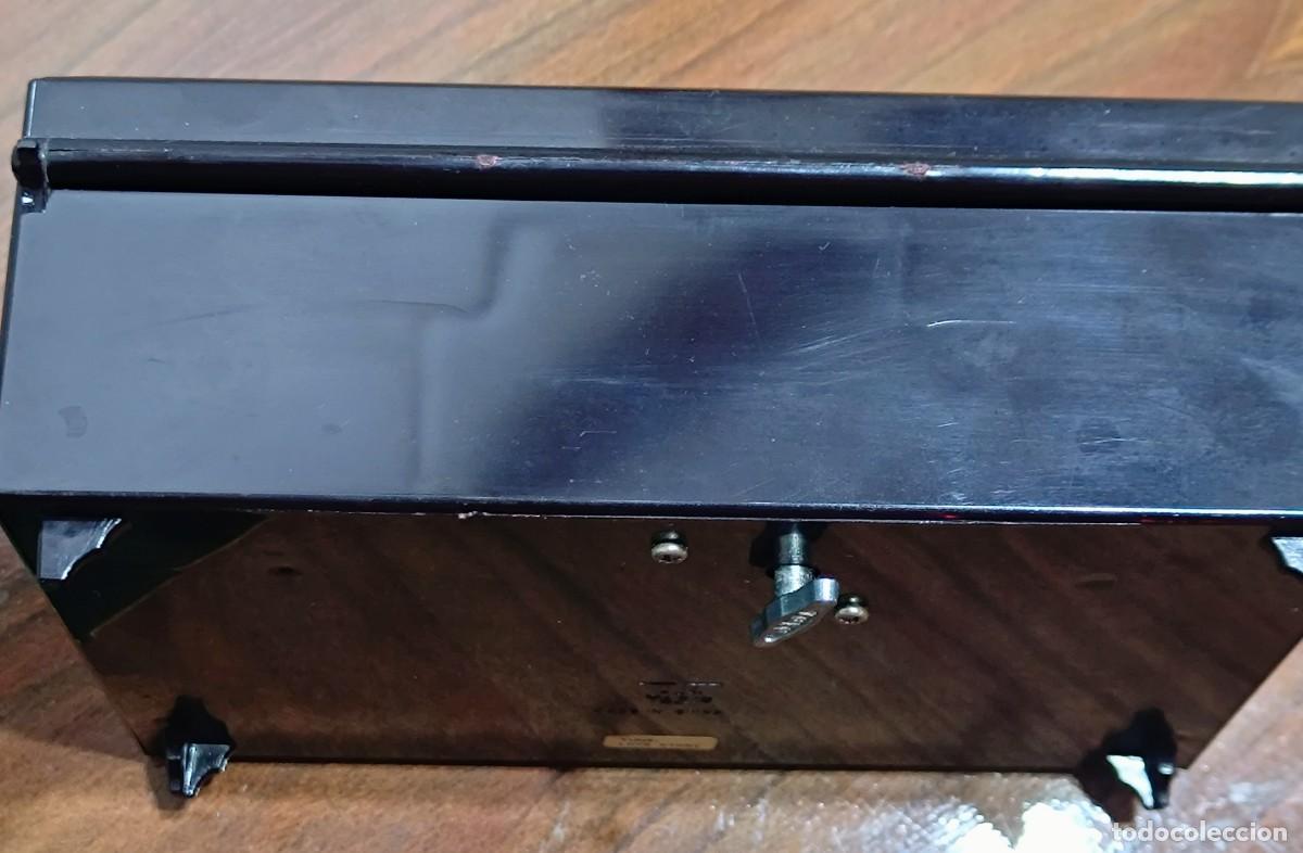 Vintage: Caja joyero de madera caoba lacada - Foto 9