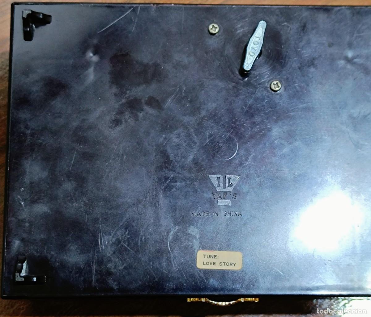 Vintage: Caja joyero de madera caoba lacada - Foto 11