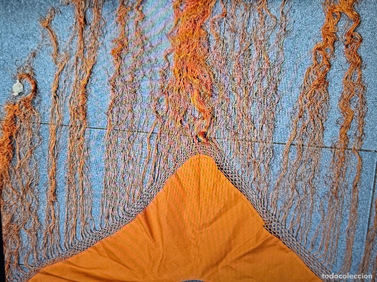 Vintage: pa&ntilde;uelo de color naranja - Foto 2