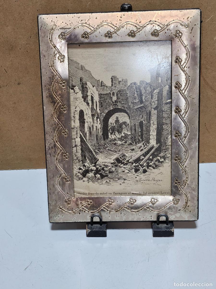 Vintage: cuadro con grabado antiguo - Foto 1